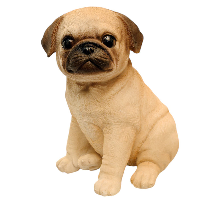 Cute Sitting Pug Figurine