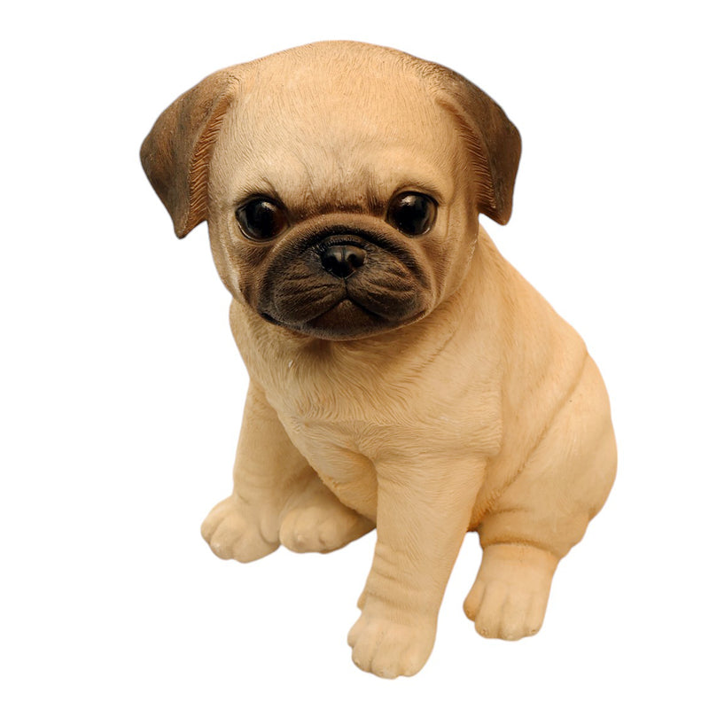 Cute Sitting Pug Figurine