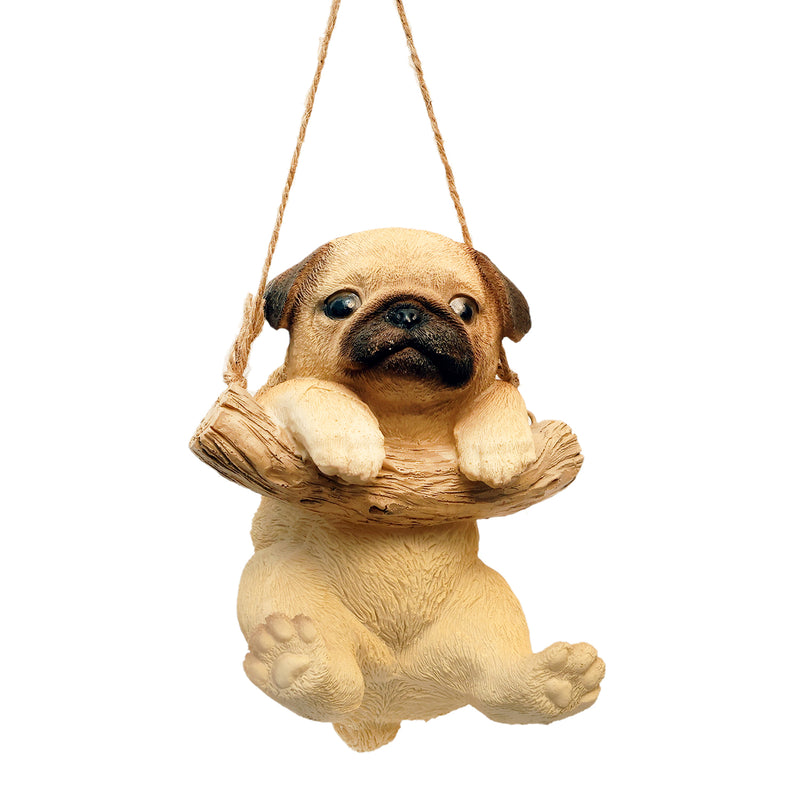 Wall Hanging Cute Pug Figurine