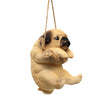 Wall Hanging Cute Pug Figurine