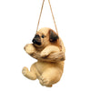 Wall Hanging Cute Pug Figurine