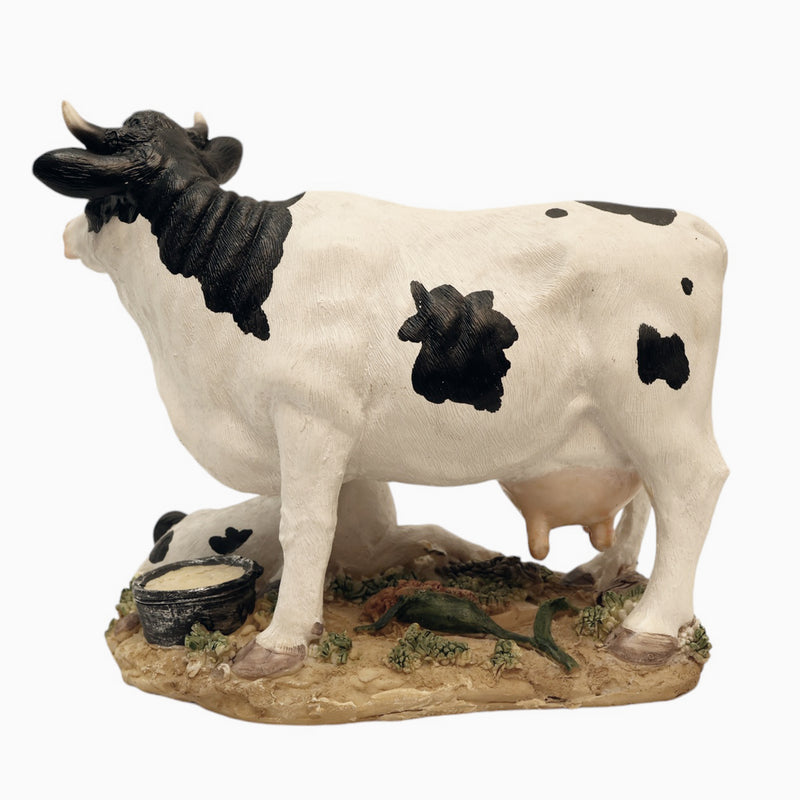 Cow and Calf Decorative Figurine