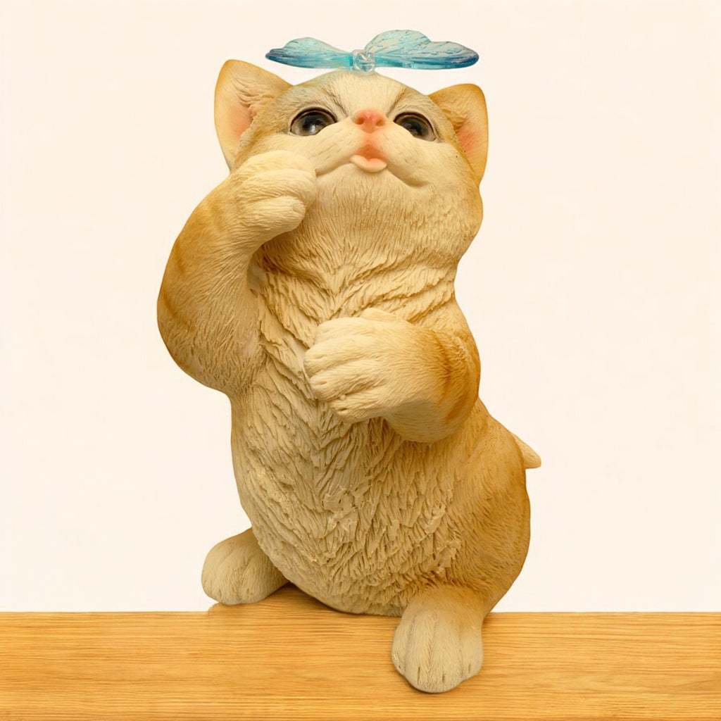 Cute Cat Solar Light Figurine