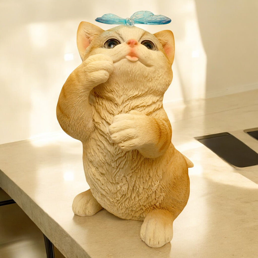 Cute Cat Solar Light Figurine