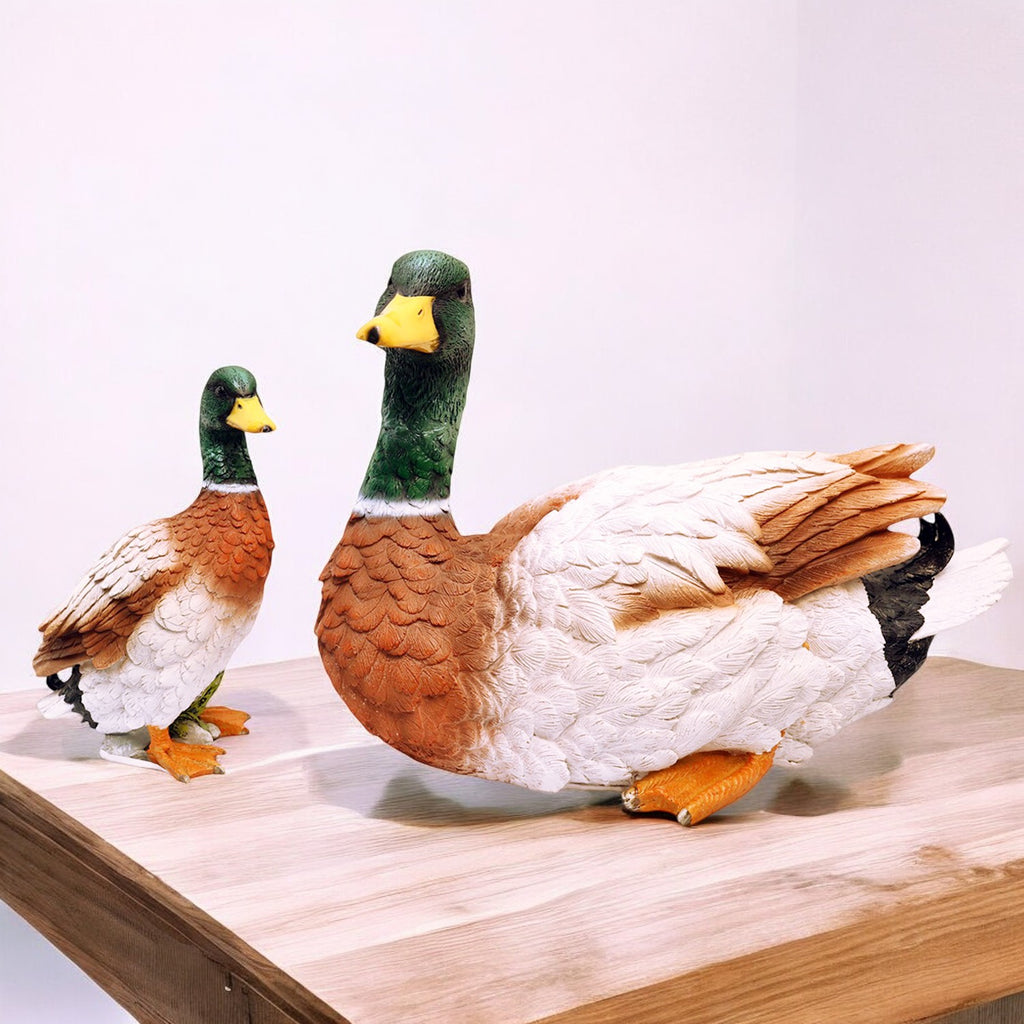 Duck and Duckling Decorative Figurine (Set of 2)