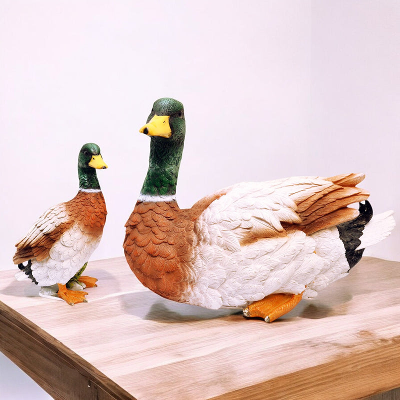 Duck and Duckling Decorative Figurine (Set of 2)