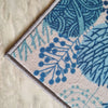 Floral Circle tree Anti-Slip Doormat - Blue Set of 2