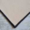 Geometric Rectangle border Anti-Slip Doormat- Beige Set of 2