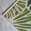 Floral Lotus leaf Anti-Slip Doormat -  Green Set of 2