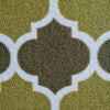 Trellis Anti-Slip Multipurpose Floor Mat Set of 2 - Olive Islamic