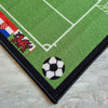 Sports Anti-Slip Kids Multipurpose Floor Mat Set of 2 - Green Football Field