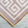 Greek Anti-Slip Rug - Beige, Single Line