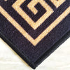 Greek Anti-Slip Rug - Black, Single Line