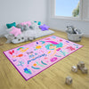 Mermaid Anti-Slip Kids Rug - Purple, Princess