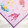 Mermaid Anti-Slip Kids Rug - Purple, Princess