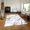 3D Anti-Slip Rug - Grey, Marble