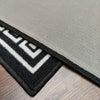 Greek Single Line Rug- Black and White