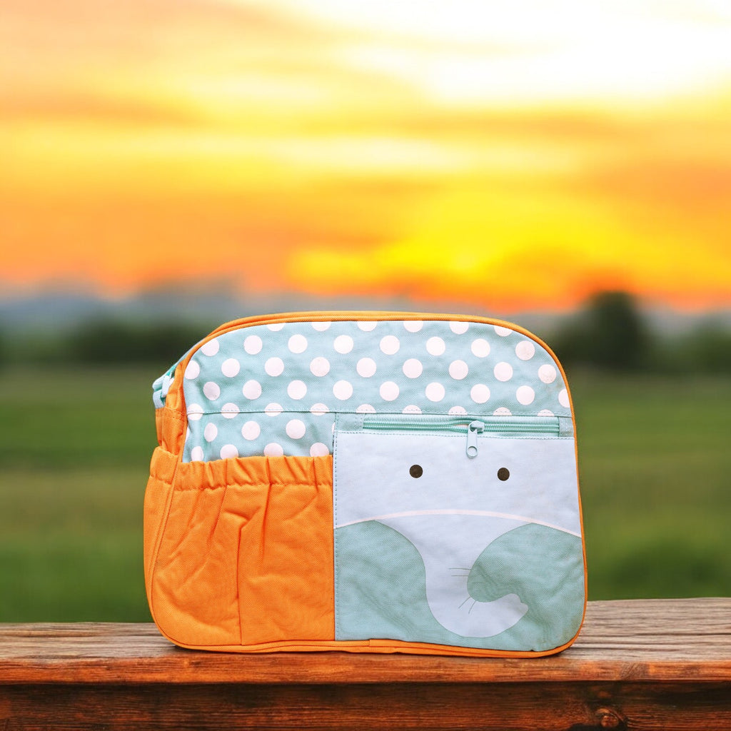 Cute Elephant Baby Diaper Tote Bag