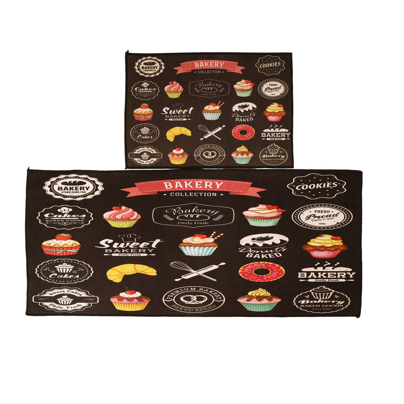 Bakery Collection Kitchen Floor Mats (Set of 2)