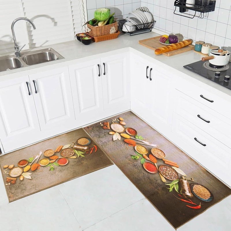 Southern Spices Kitchen Floor Mats (Set of 2)